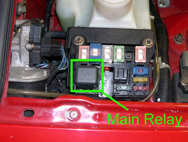 Main Relay Location - Miata Turbo Forum - Boost cars ... 95 mazda mx 6 fuse box diagram 