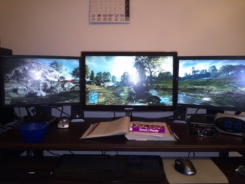 Triple monitor setup sim racing