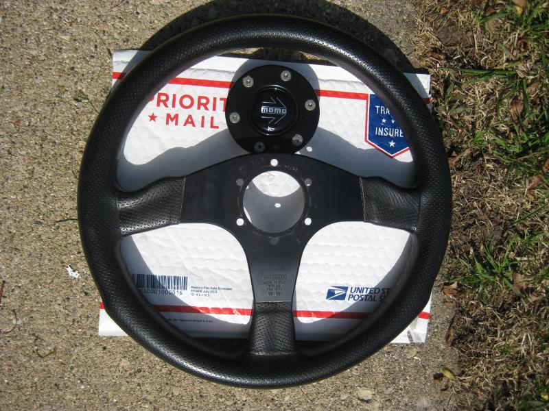 MOMO Competition 350mm Steering wheel W/Horn + mount bolts and 'trim ring'  - Miata Turbo Forum - Boost cars, acquire cats.