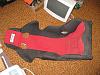 Ultrashield 16" RoadRace Seat Black with Red Stripe - Like new!-img_0755_zpseb88666a.jpg