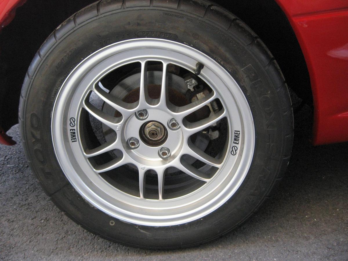 Miata wheels and tires 15x7 Enkei RPF1 Miata Turbo Forum 