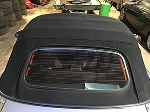 Black Mohair roof , frame , catches and glass rear window NB1 or NB2  5 delivered-img_1209.jpg