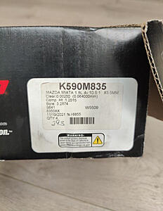 Brand new Wiseco 83.5mm 10.5:1 0 shipped-photo216.jpg