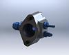 Coolant Spacer, Thermostat Cover, Water Pump Inlet Housing for AN Fittings-assembly_3_2.jpg