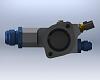 Coolant Spacer, Thermostat Cover, Water Pump Inlet Housing for AN Fittings-assembly_4_3.jpg